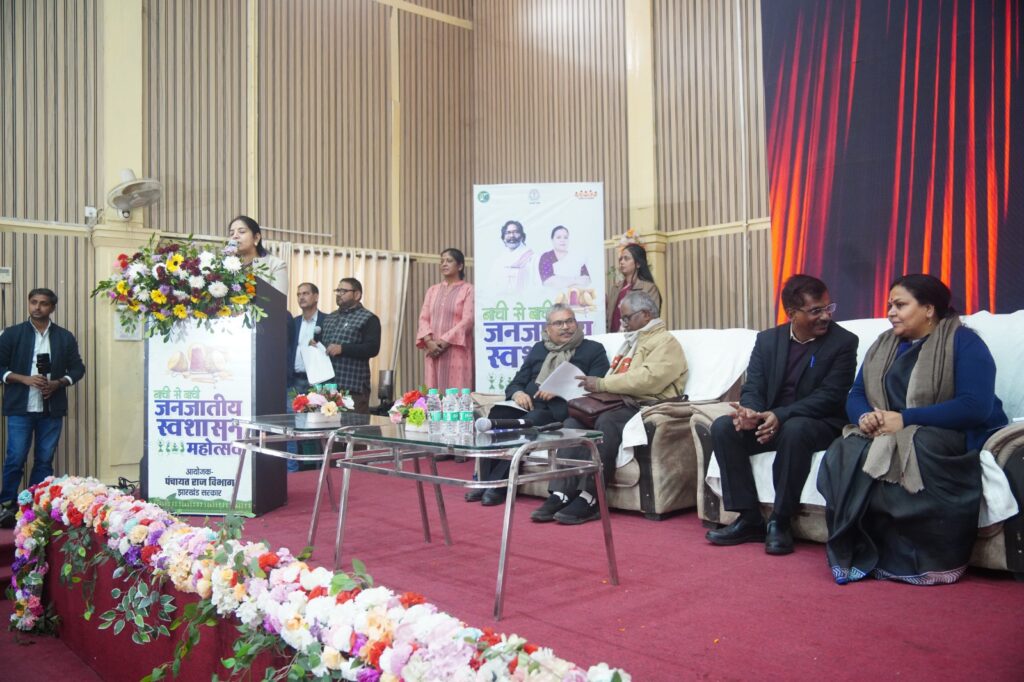 Tribal Self-Governance Festival : ऑड्रे हाउस में दो दिवसीय Tribal Self-Governance Festival का उद्घाटन, पेसा कानून लागू करना सरकार की प्राथमिकता: दीपिका पांडे सिंह 2