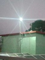 Solar light in village
