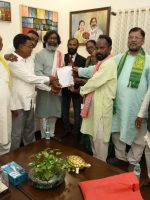 CM Hemant Soren with Jharkhand Aandolankari