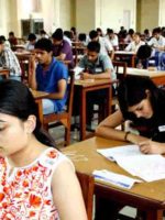 students in exam hall